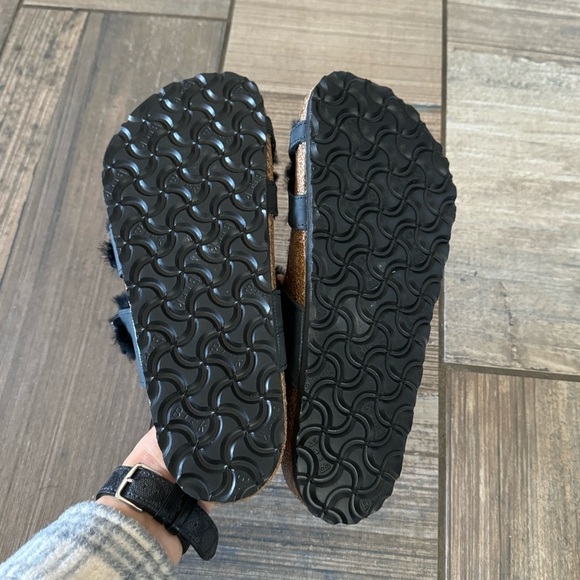 Birkenstock Mayari Shearling Natural Leather Oiled sandals size 7 - Picture 8 of 12